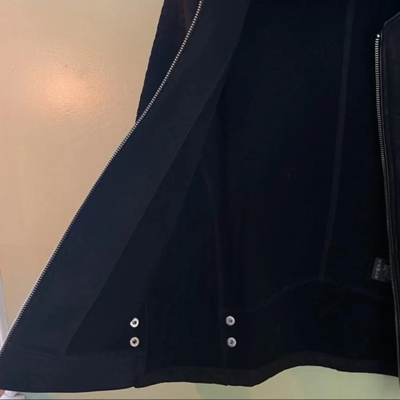 The Kooples Sport Leather Effect Moto Jacket S - Picture 10 of 11